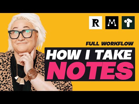 My Powerful Note-Taking Workflow That Turns Information Into Insight ⚡️