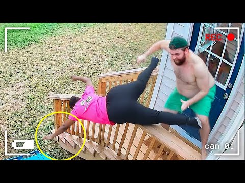Security cameras in danger || Discover the funniest 4K footage