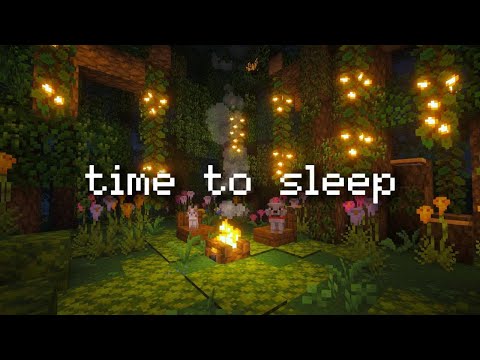 it's late, go to sleep...(minecraft music, soft rain & ambiance)