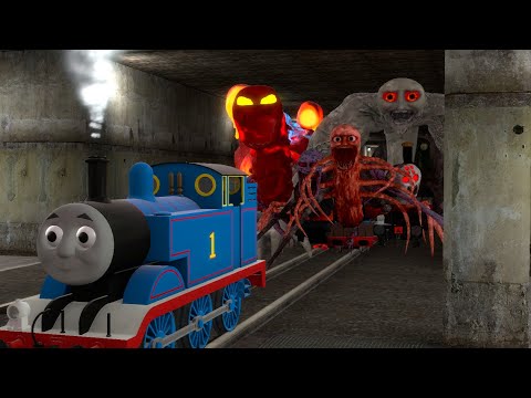 Building a Thomas Train Chased By Cursed Train Monster in Garry's Mod