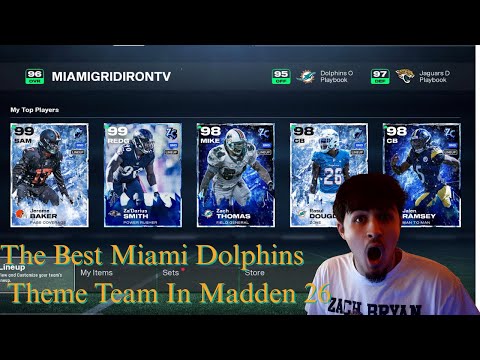 This Is The Best Miami Dolphins Theme Team In Madden 26