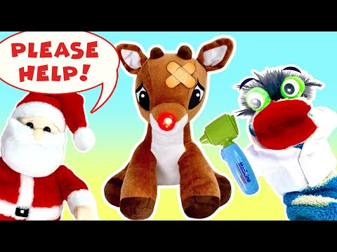 Fizzy the Pet Vet Helps Rudolph Reindeer | Funny Stories for Kids