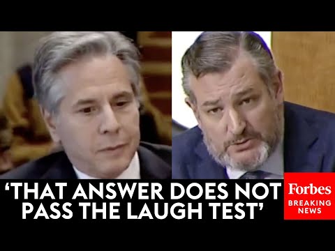 Ted Cruz Hammers Antony Blinken During Tense Senate Hearing