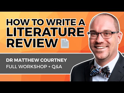 How to Write a Literature Review (The Smart Way) 📚 FULL WORKSHOP