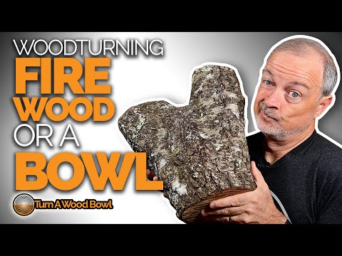 Firewood or Bowl — Woodturning Video