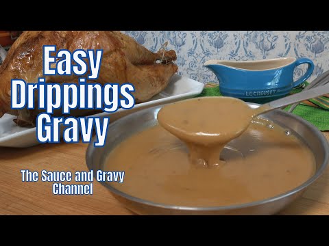 Easiest Turkey Drippings Gravy Ever (Perfect in 10 Minutes!) Stress-Free Christmas Gravy Recipe