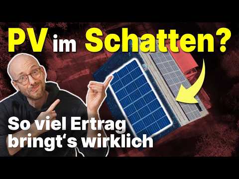 Stupid or clever? Photovoltaic system on the north side!