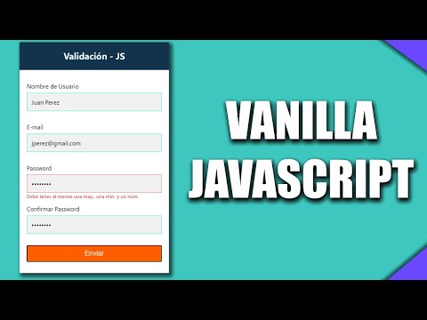Validación de Forms - Vanilla JavaScript