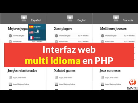 Hacer una interfaz web multi-lenguaje con PHP (sin frameworks)