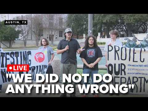 WATCH LIVE: UT student suspended for protesting on campus