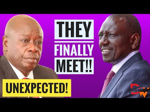 FINALLY! RIGATHI AND RUTO MEET FACE TO FACE IN KIAMBU!!