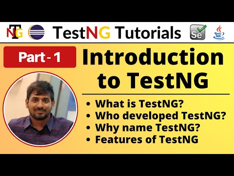 P1 - Introduction to TestNG | TestNG | Testing Framework |