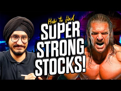 How to Find Super Strong Stocks?? 🔍🚀| Relative Strength simplified