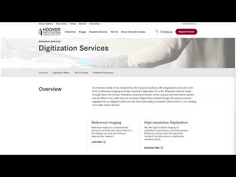 Requesting Reference Images of Archival Materials | Hoover Institution Library & Archives