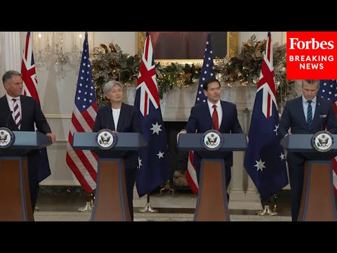 'An Incredibly Strong Alliance': Marco Rubio And Pete Hegseth Detail Future Australia Partnership