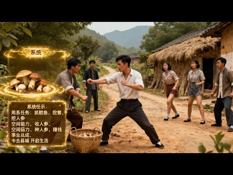 [Multi SUB] ｜穿越成八零年代穷小子，被殴打后觉醒抽风系统！他救下逃婚的姐妹花，利用系统任务和空间能力收蘑菇、种人参赚钱！！#下山追短剧#MiniDrama#精彩大陆短剧