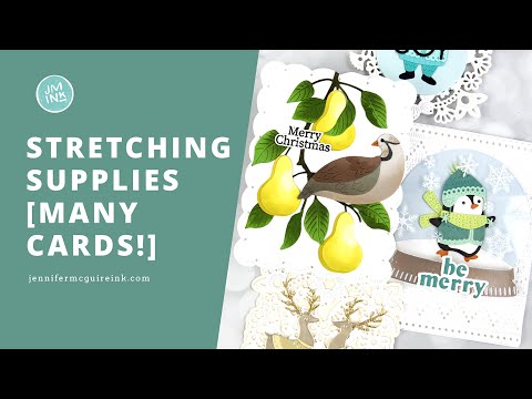 More Ideas for Stretching Supplies [Many Cards!]