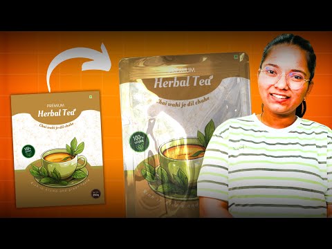 Let's try to Create a Packaging Design for a Tea Brand in Canva