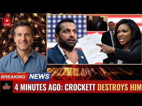 Crockett DESTROYS Kash Patel Over Secret Phone Subpoena — Security Rushes In After ONE Question