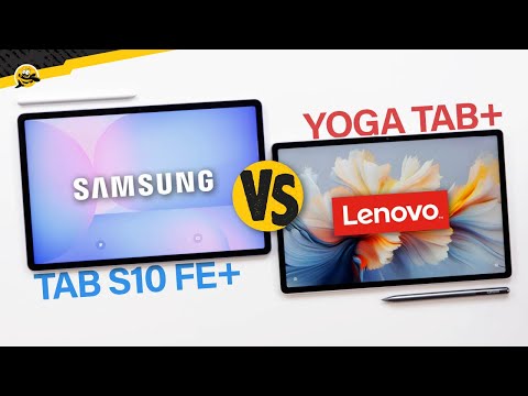 BIG TABLET BATTLE! - Galaxy Tab S10 FE Plus vs Lenovo Yoga Tab Plus
