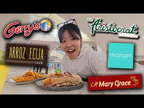 I Tried 5 Famous Filipino Restaurants! My favorite is..(Manam, Gerry’s & More!)