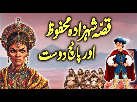 Shahzada Mahfooz Aur Paanch Doston Ka Ajeeb Qissa | Urdu Moral Story