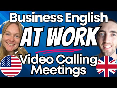 How to Describe Video Call Problems in English - Business Meeting Phrases and Vocabulary - UK and US
