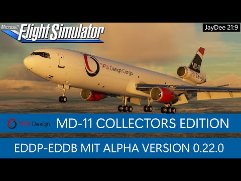 TFDI MD-11 - Flug EDDP-EDDB mit Alpha Version 0.22.0 ★ MSFS 2020 Deutsch