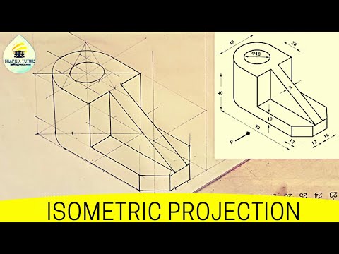 ISOMETRIC PROJECTION WITH Circle, curves and web