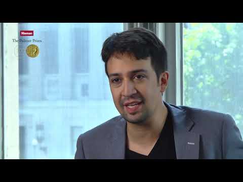 Nieman Curator Ann Marie Lipinski's conversation with Lin-Manuel Miranda at Pulitzer Centennial