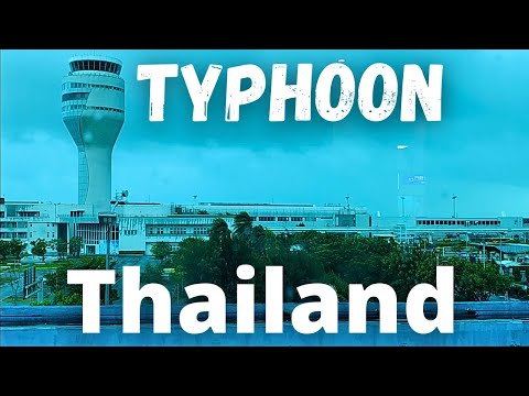 YVR  to Thailand EVA Air + Train to Hua Hin Beach & Big Surprise Travel day Planes Trains Typhoon