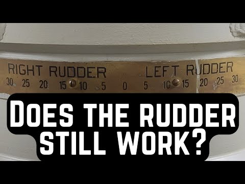 Can New Jersey Still Use Her Rudders And Are They Straight?