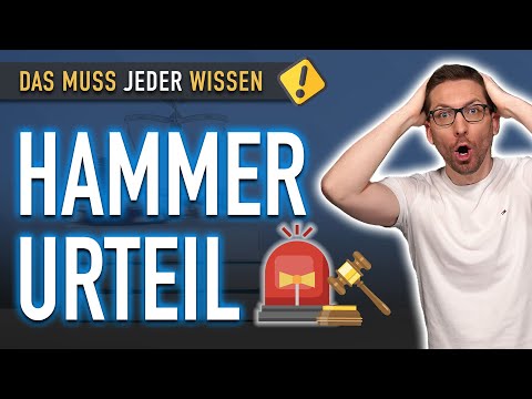 Unfassbar: Dieses NEUE Hammer-Urteil MUSS jeder kennen!