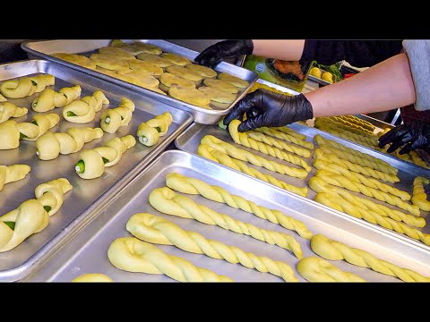 Korea's unique taste! How to make Korean Traditional Twisted bread - korean street food/ 서울 맛집 꽈배기