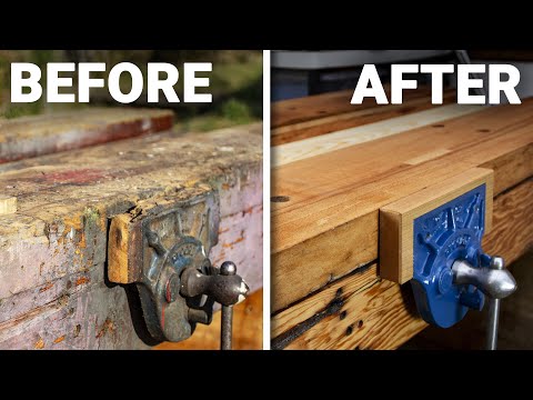 Hand Tools Only - Restoring a Woodworking Bench - Part 6 Finale
