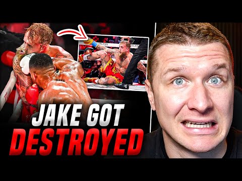 Anthony Joshua BROKE Jake Paul’s FACE With a VICIOUS KO | INSTANT REACTION