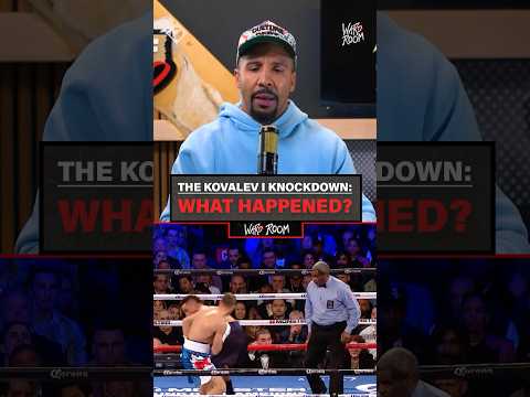 Andre Ward walking us through what happened during the Kovalev knockdown is EVERYTHING 😤 #boxing