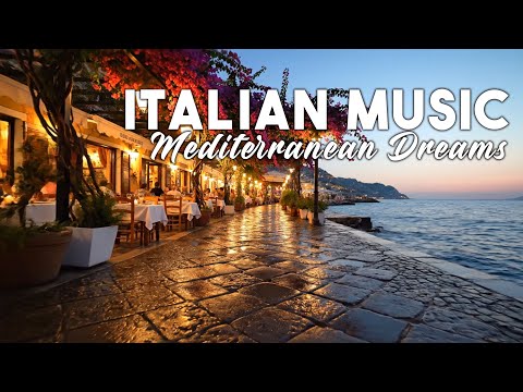 ๐ถ Italian Vibes & Mediterranean Music ๐ถ 2+ Hours Scenic Amalfi Coast & Lake Como Relaxation 4K
