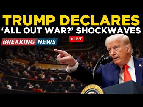 Trump Live | Donald Trump Makes Chilling 'All Out War..' Announcement | Trump Speech | White House
