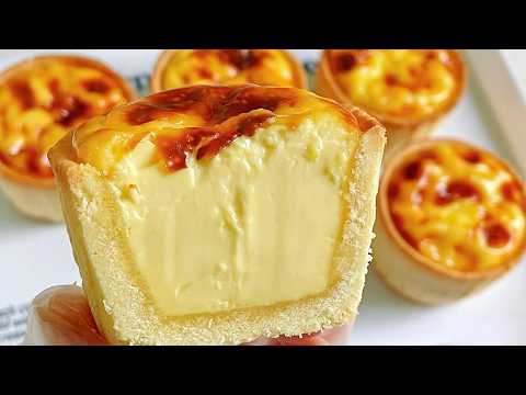 No whipping required! Simple and foolproof! Much tastier than egg tarts!