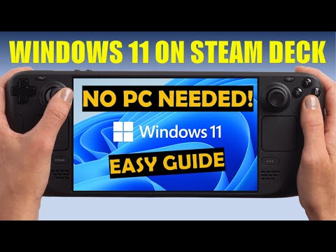 UPDATED 2025 | Windows 11 on Steam Deck from a MicroSD Card | OLED & LCD | No PC Required!