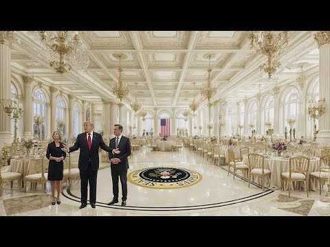 Внутри Нового Бального Зала БЕЛОГО ДОМА за $300,000,000 Долларов