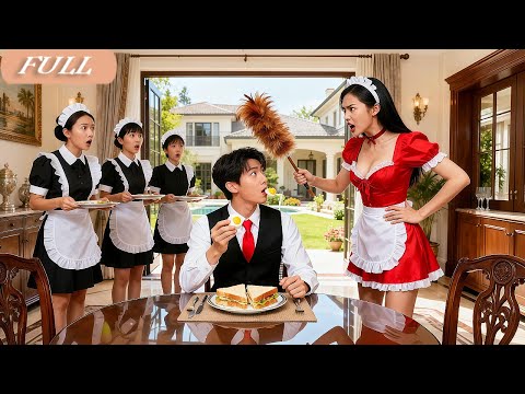 No One Dare Defy Picky CEO!Until A Fierce Maid Wave Feather Duster&Force Him Finish Egg!Now He Fell!