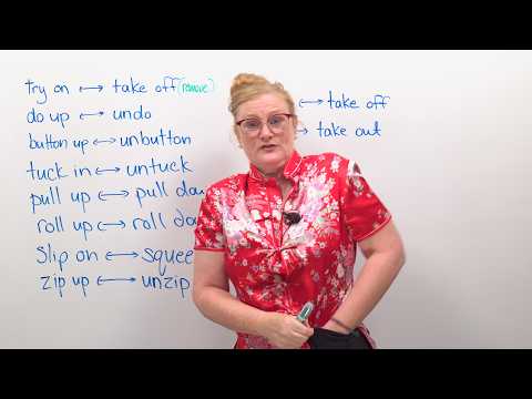 “TAKE IT OFF!” Learn English Phrasal Verbs for Clothes & Shopping