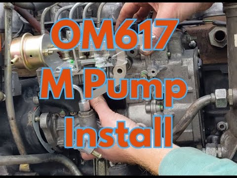 OM617 Built M Injection Pump Install