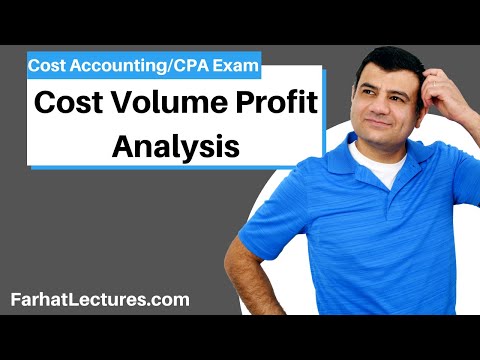 Cost Volume Profit Analysis | Cost Accounting | CPA Exam BAR | CMA Exam