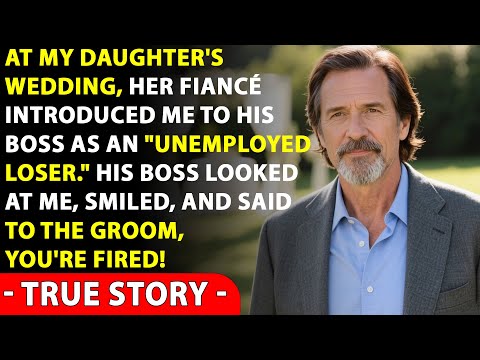 At My Daughter's Wedding, Her Fiancé Introduced Me To His Boss As An "Unemployed Loser..."