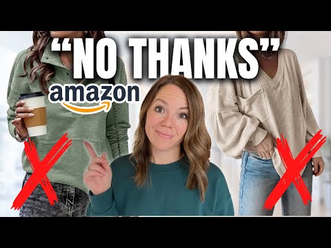 Amazon Fashion Red Flags (things I don’t buy anymore…)