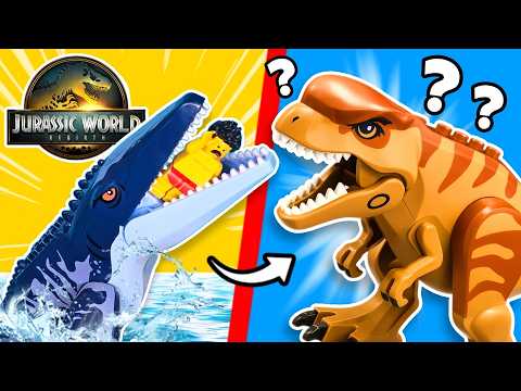 Unboxing JURASSIC WORLD REBIRTH Dinosaurs in LEGO...