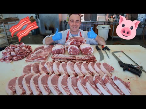 How to butcher a Hog, Step by Step, the Entire Breakdown.